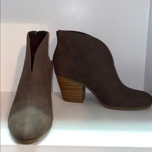 Deep Neck Zip Booties